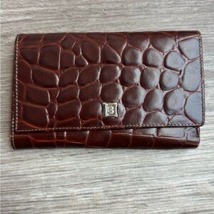 Laura Bagiotti Brown Leather Wallet